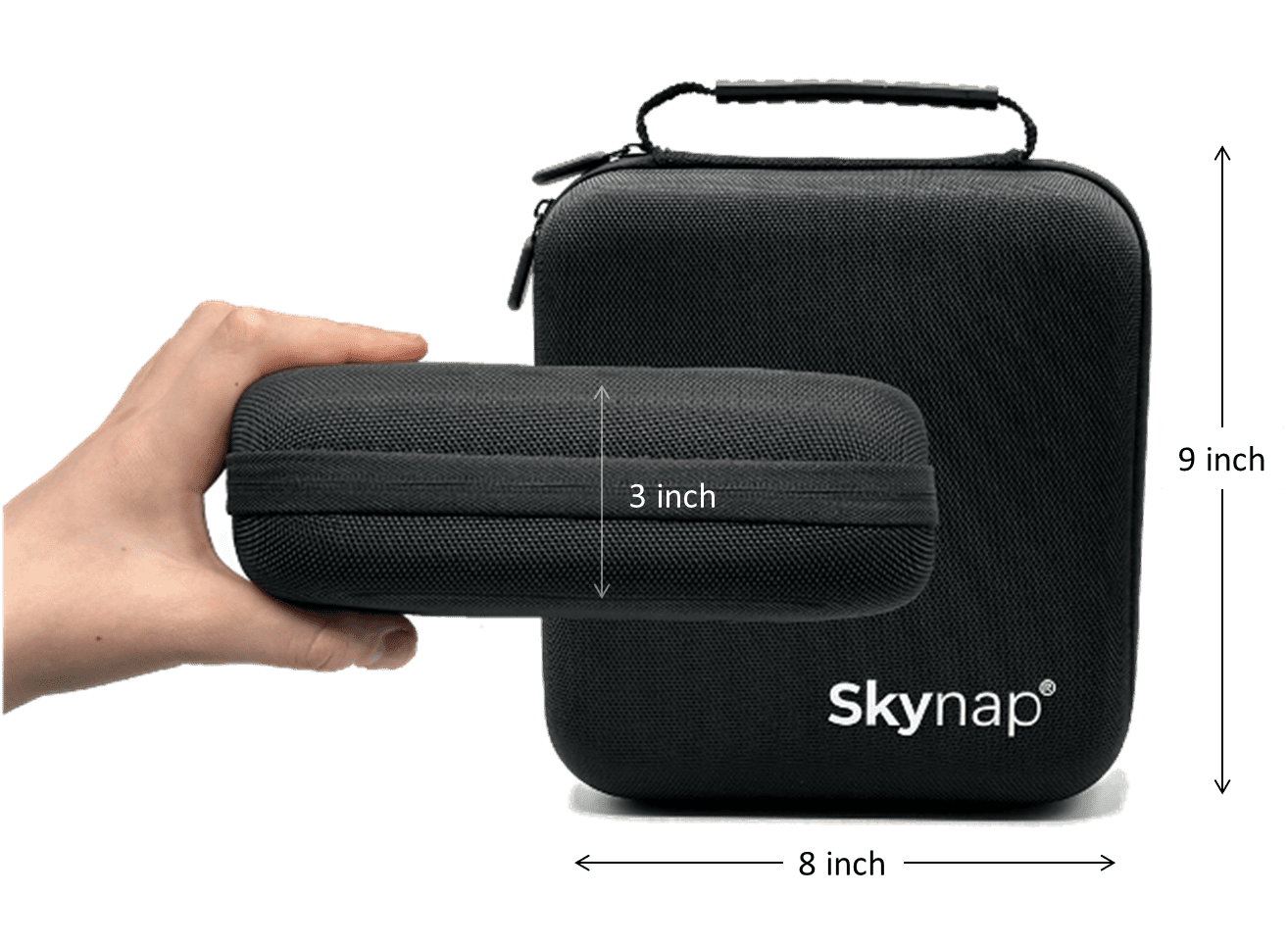 Skynap Case with Dimensions